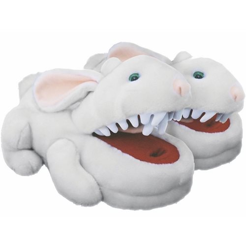 Monty Python Rabbit with Big Pointy Teeth Slippers